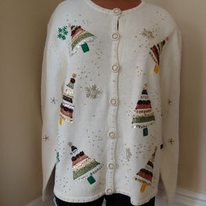 Designers studio NWT XL Christmas tree sweater